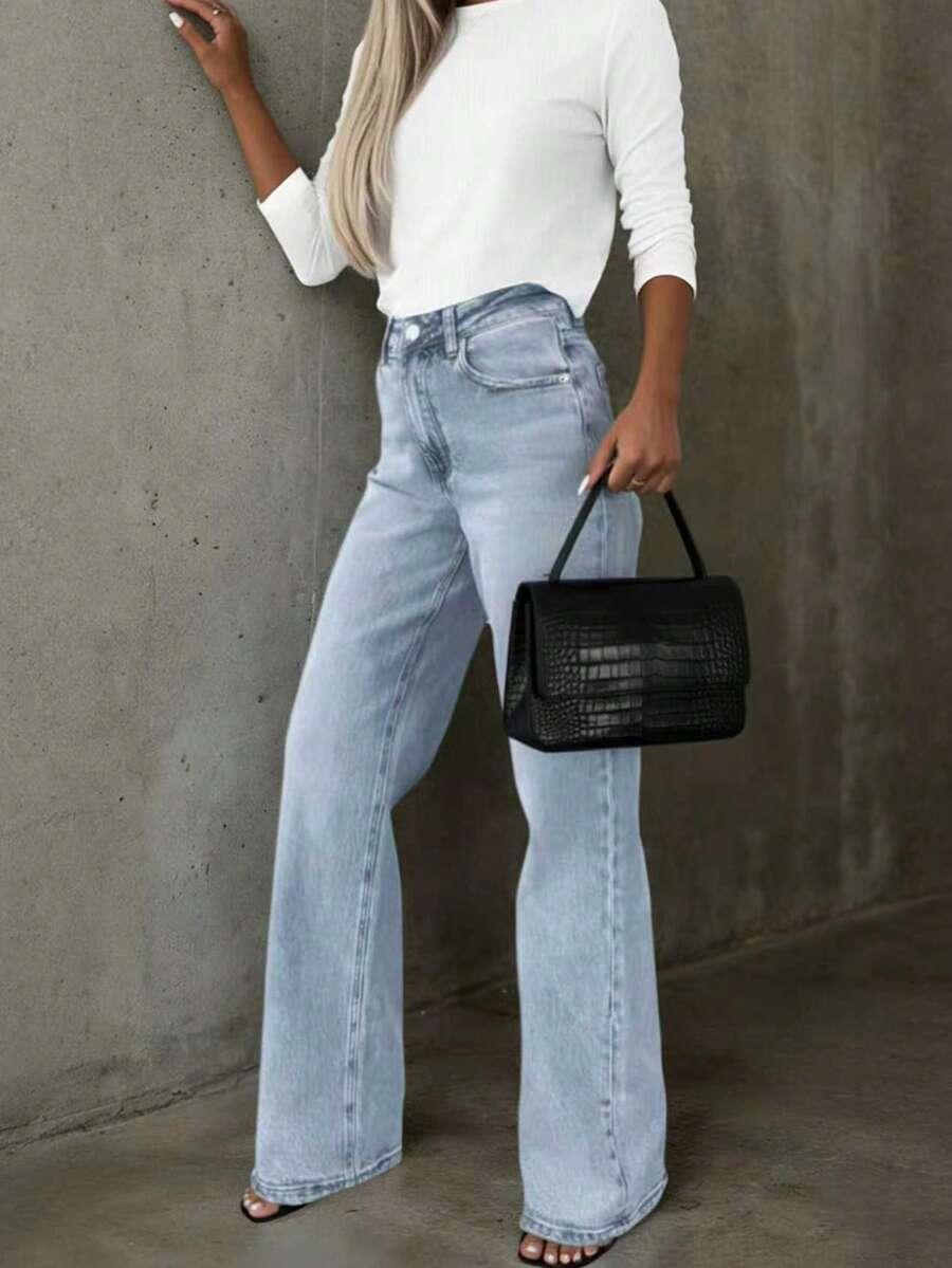 NIEBIESKIE SPODNIE JEANS