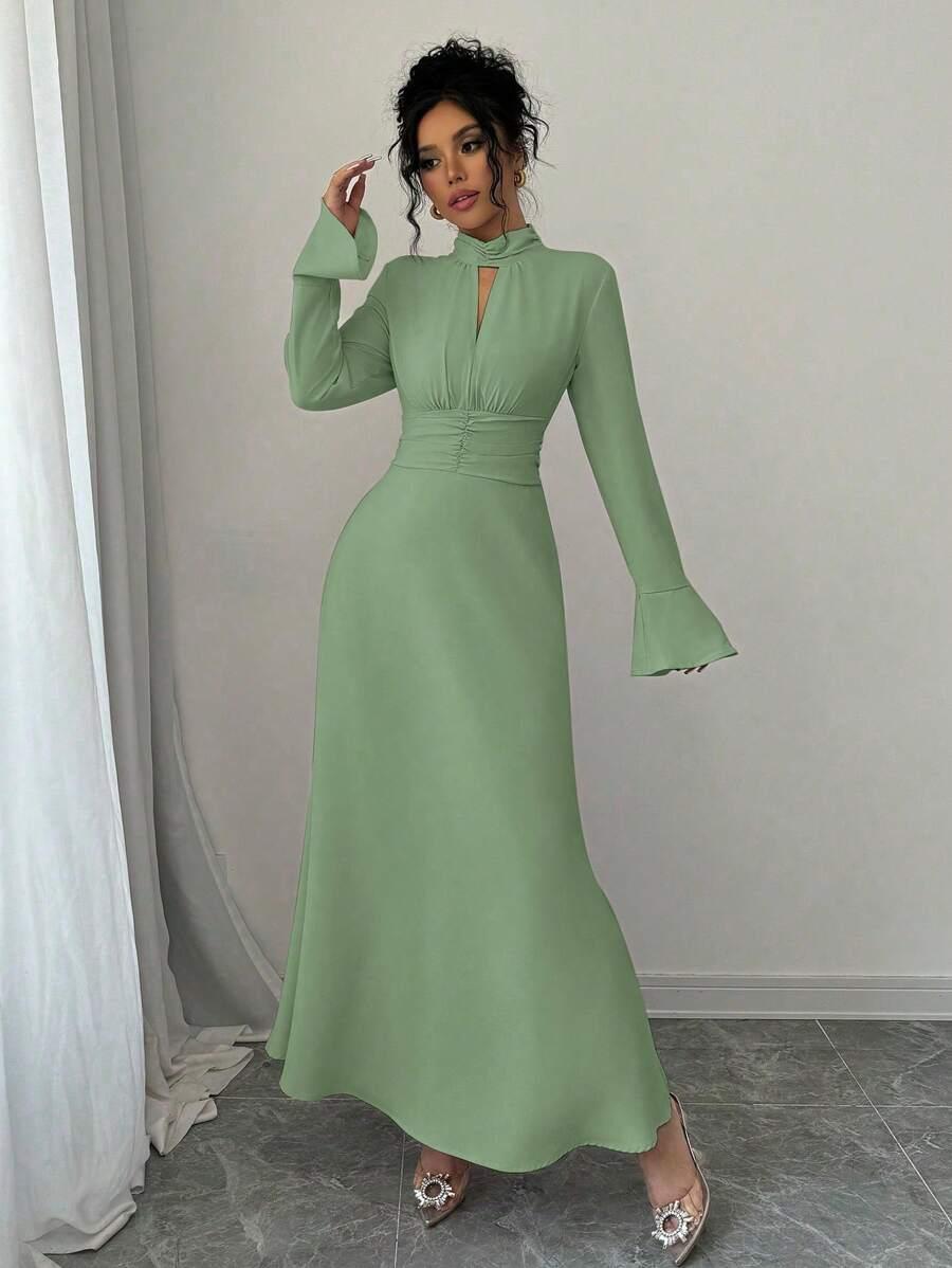 ELEGANCKA SUKIENKA WIECZOROWA MAXI 