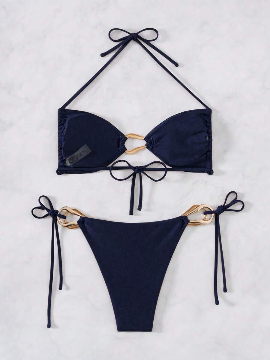 granatowa góra od bikini 