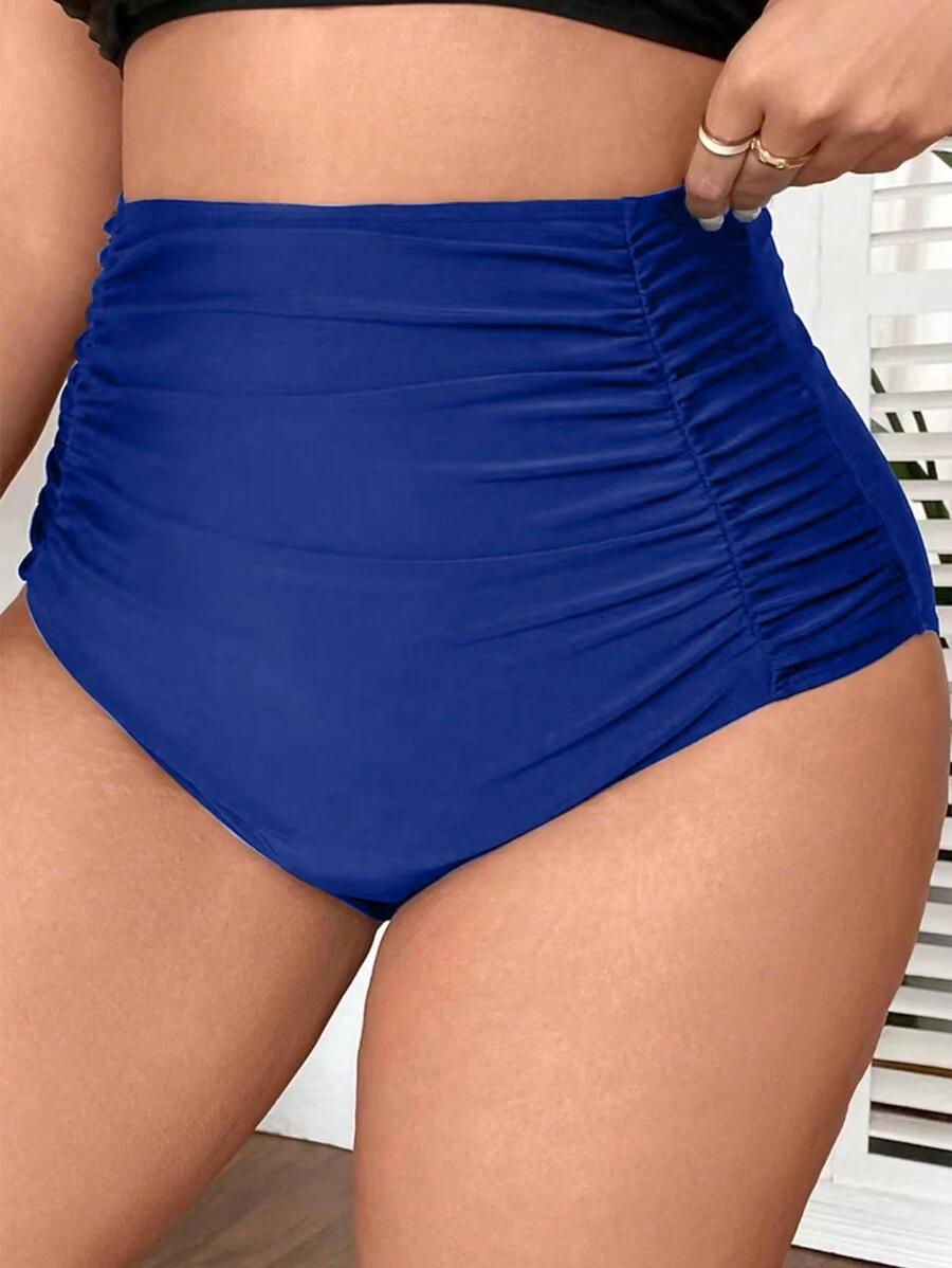 niebieski dół od bikini