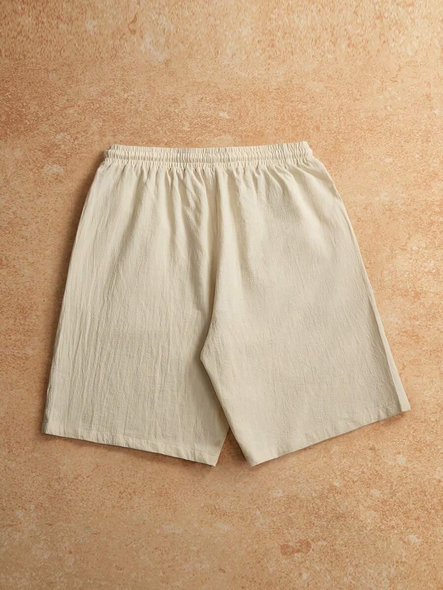 beżowe spodenki casual