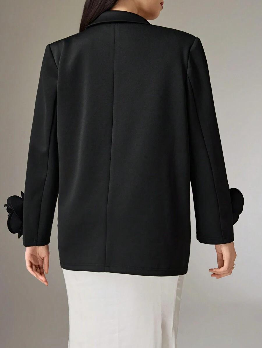 czarna elegancka marynarka