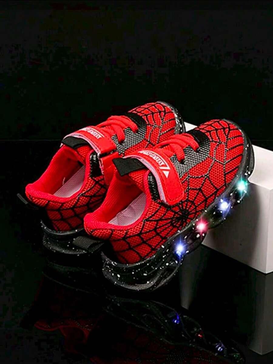 CZERWONE BUTY SPORTOWE NA RZEPY