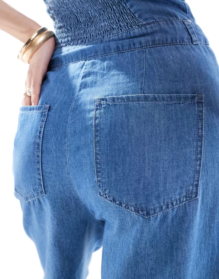 NIEBIESKI KOMBINEZON JEANS
