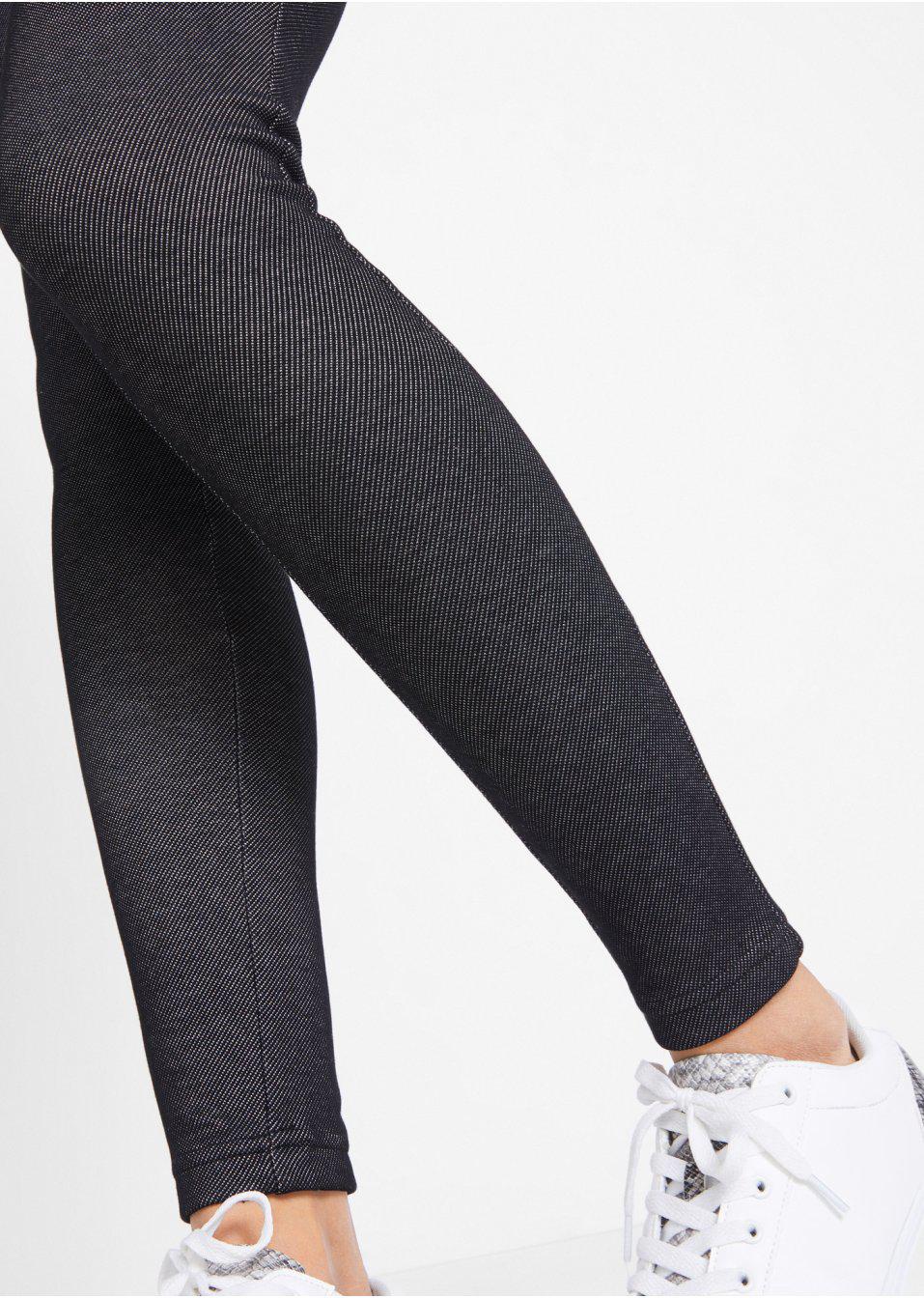 LEGGINSY DAMSKIE CZARNE