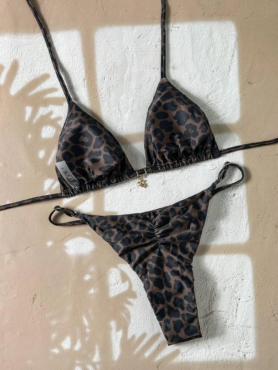 BIKINI Z NADRUKIEM W PANTERKĘ