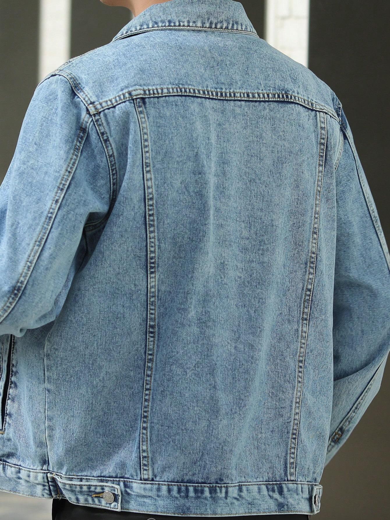 niebieska kurtka jeans