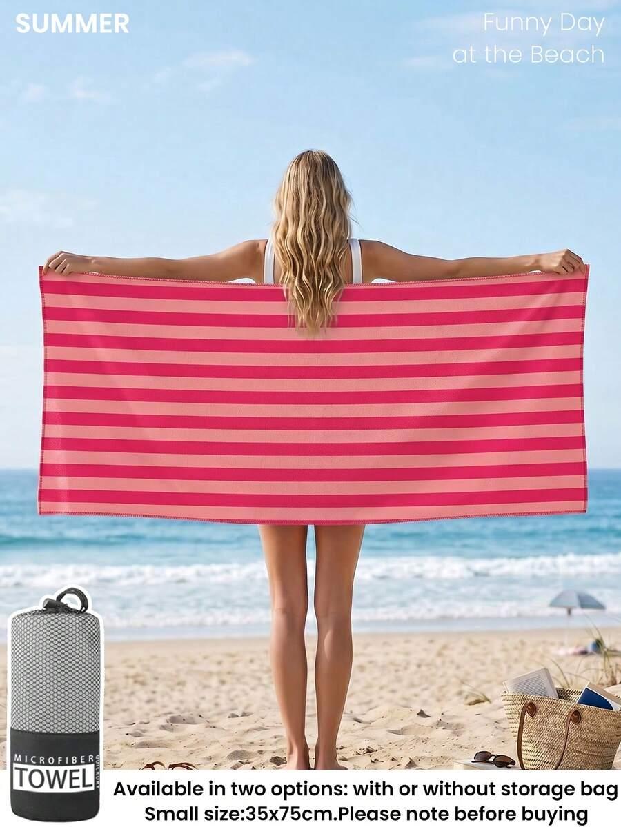 ręcznik plażowy wzór paski