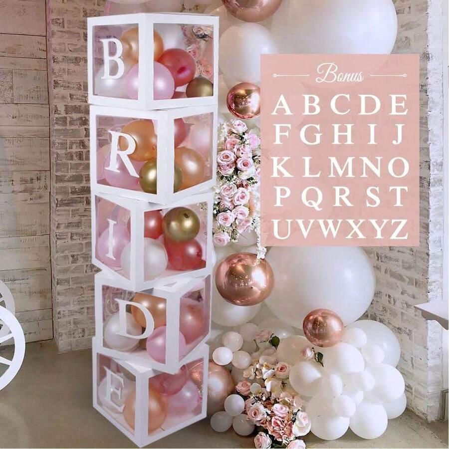 PUDEŁKO NA BALONY LITERA V