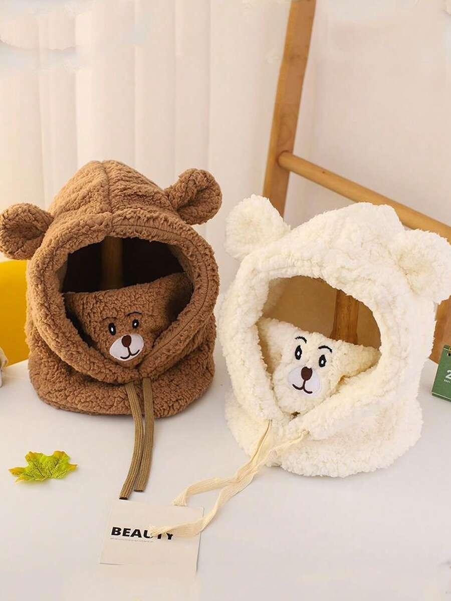 czapka zimowa miś