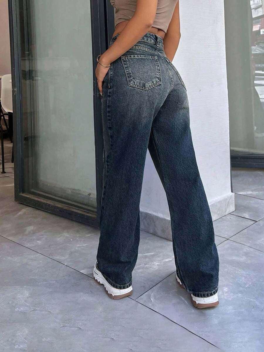 proste spodnie jeans
