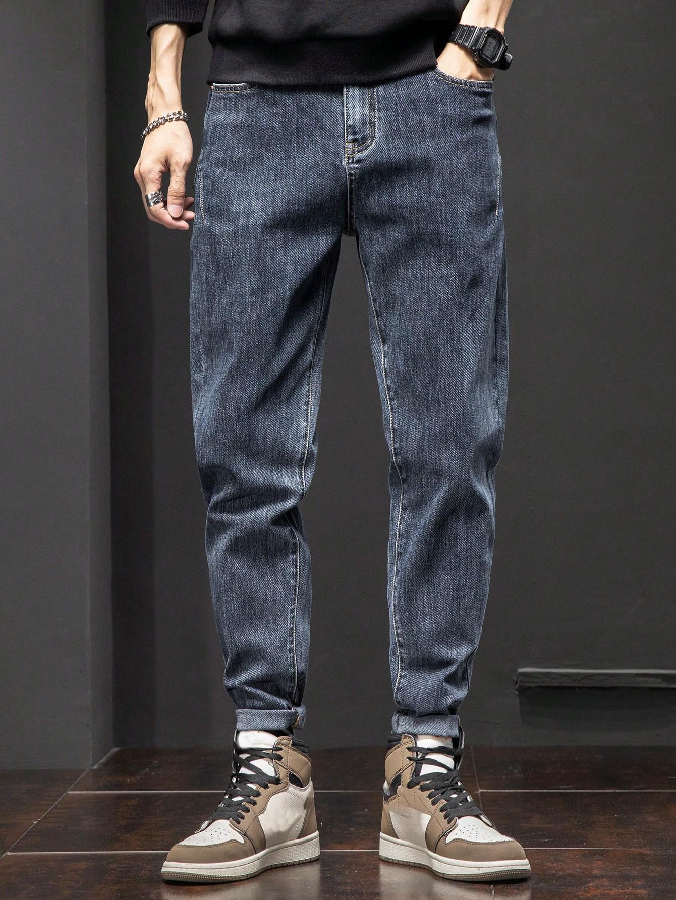 NIEBIESKIE SPODNIE JEANS