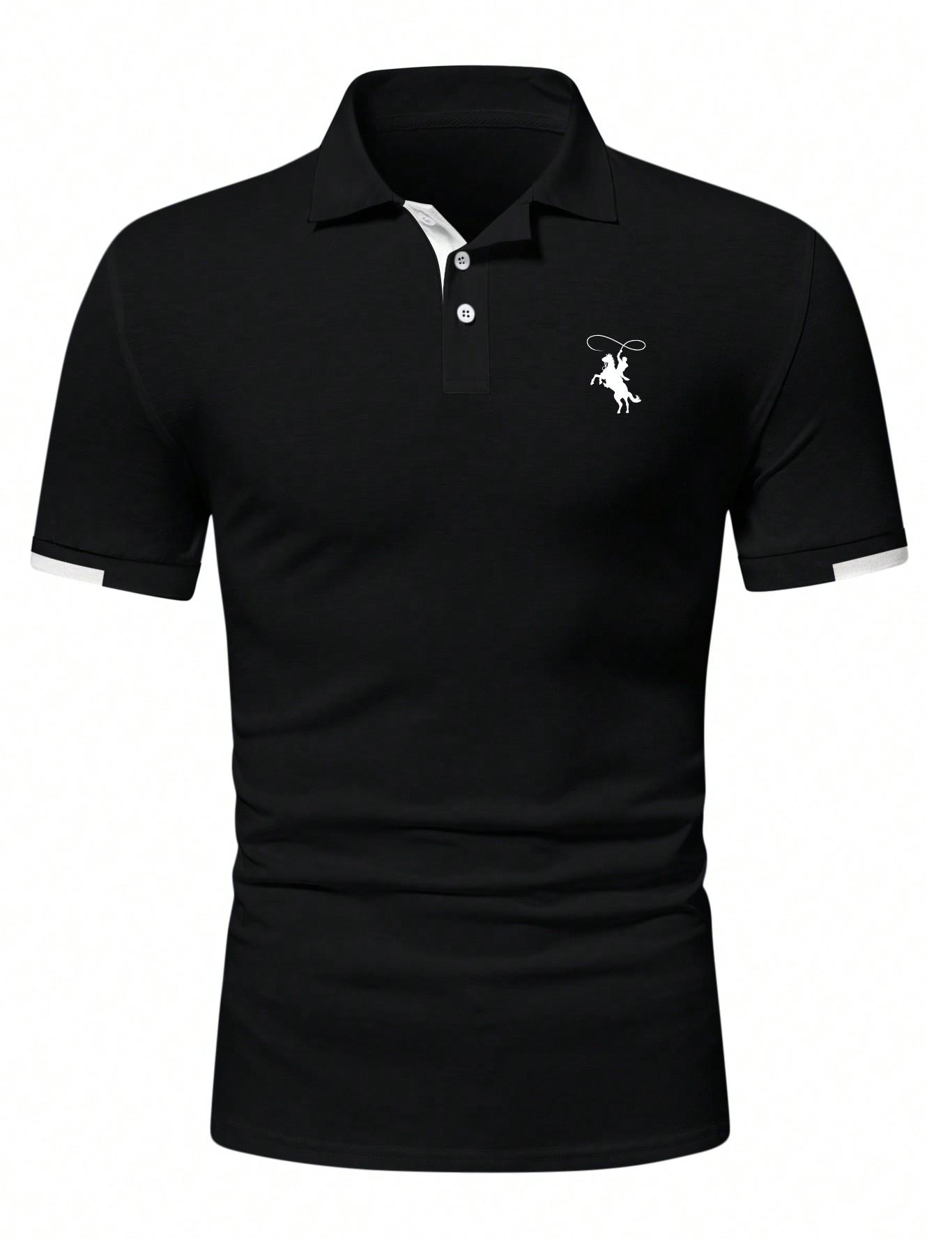 CZARNA KOSZULKA POLO