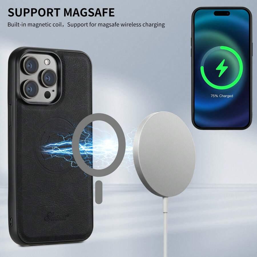 CZARNE ETUI NA TELEFON IPHONE 16 Pro
