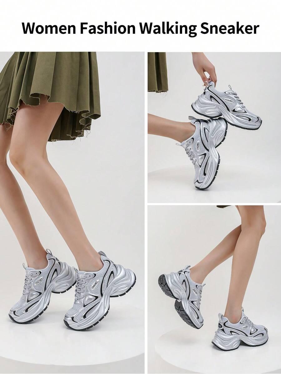 srebrne buty sportowe