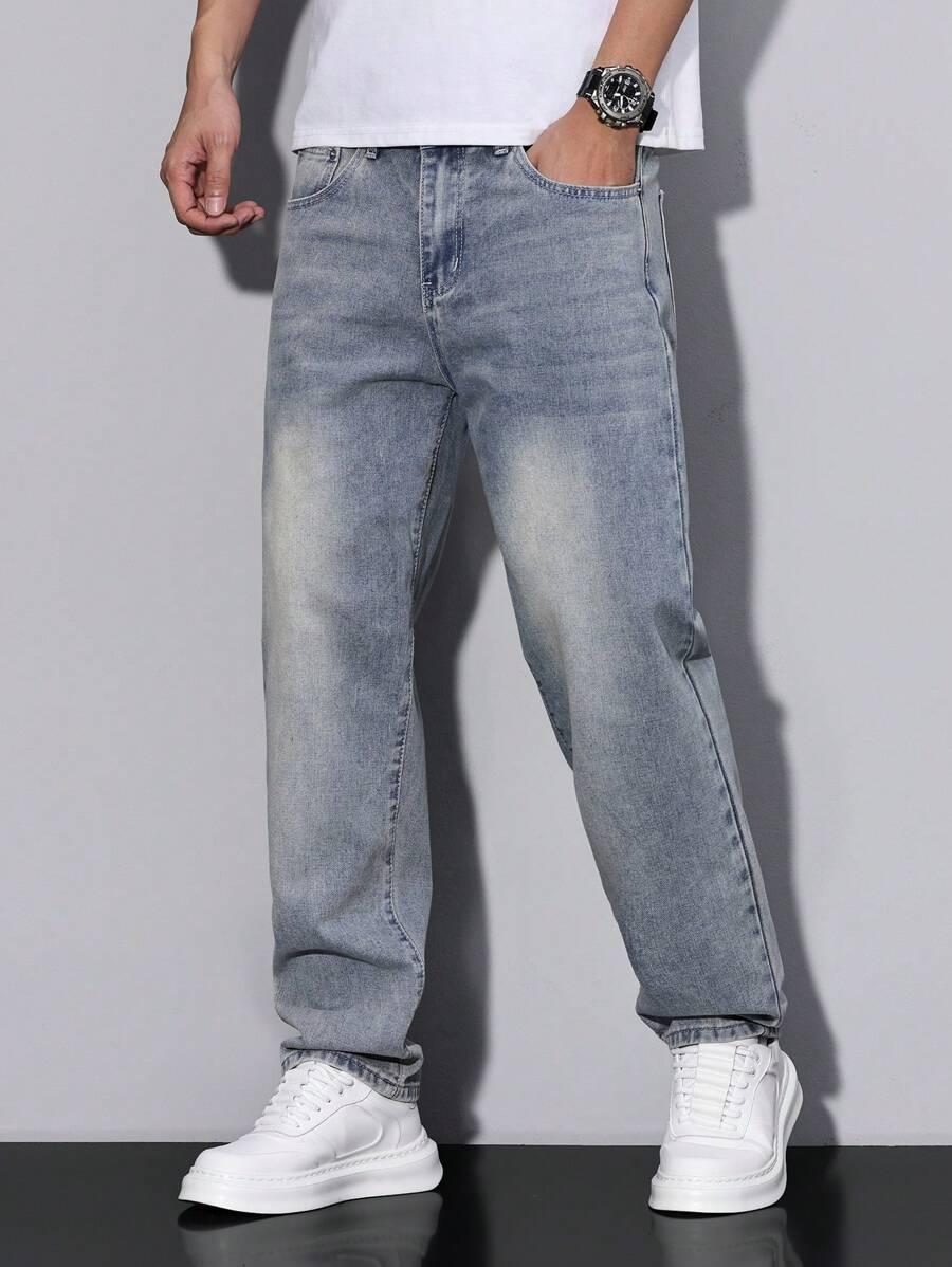 SPODNIE JEANS PROSTA NOGAWKA