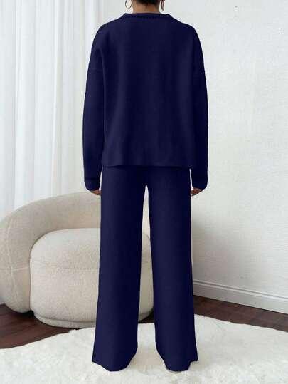 sweter spodnie komplet