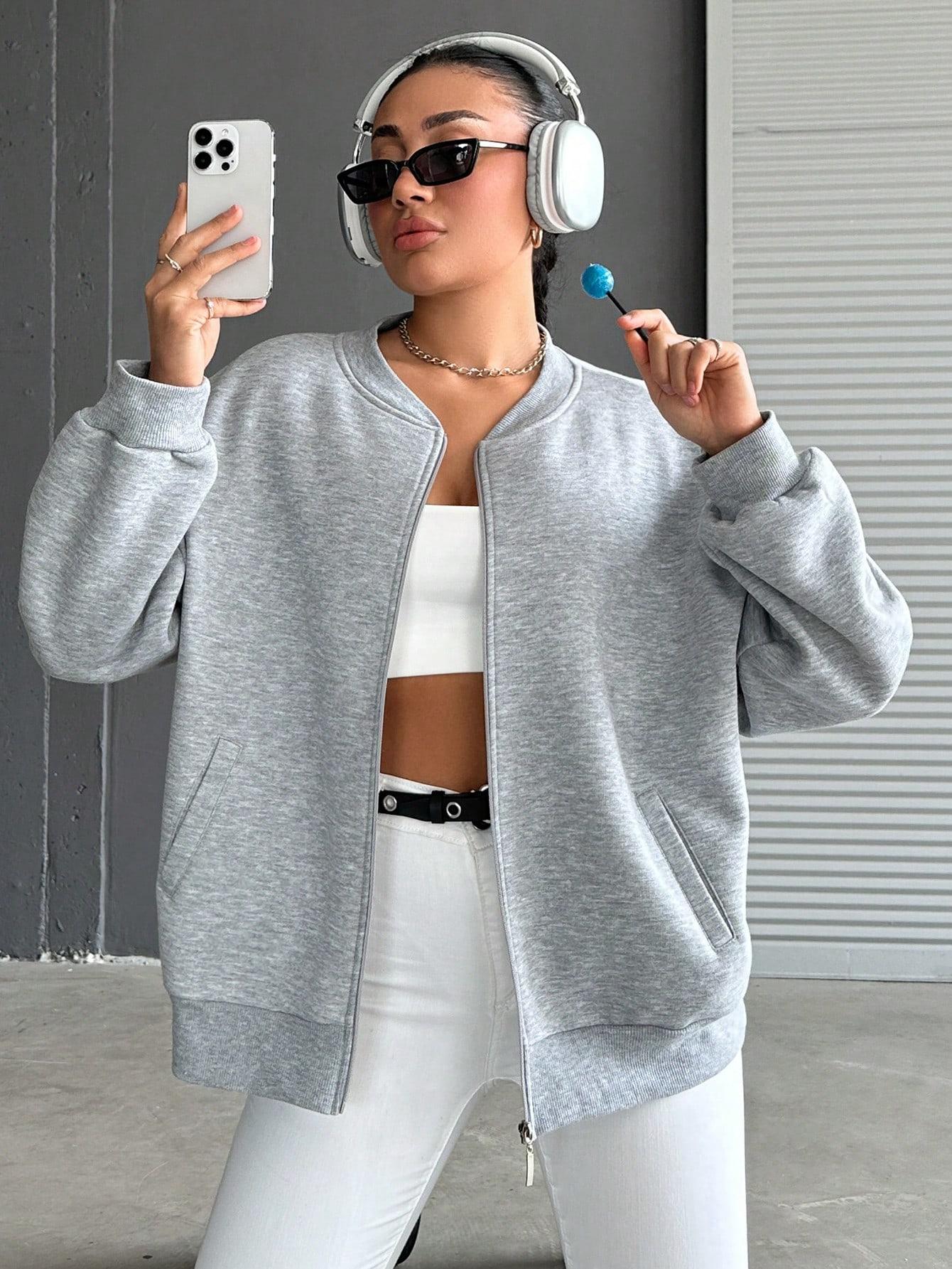 BLUZA ROZPINANA BEZ KAPTURA