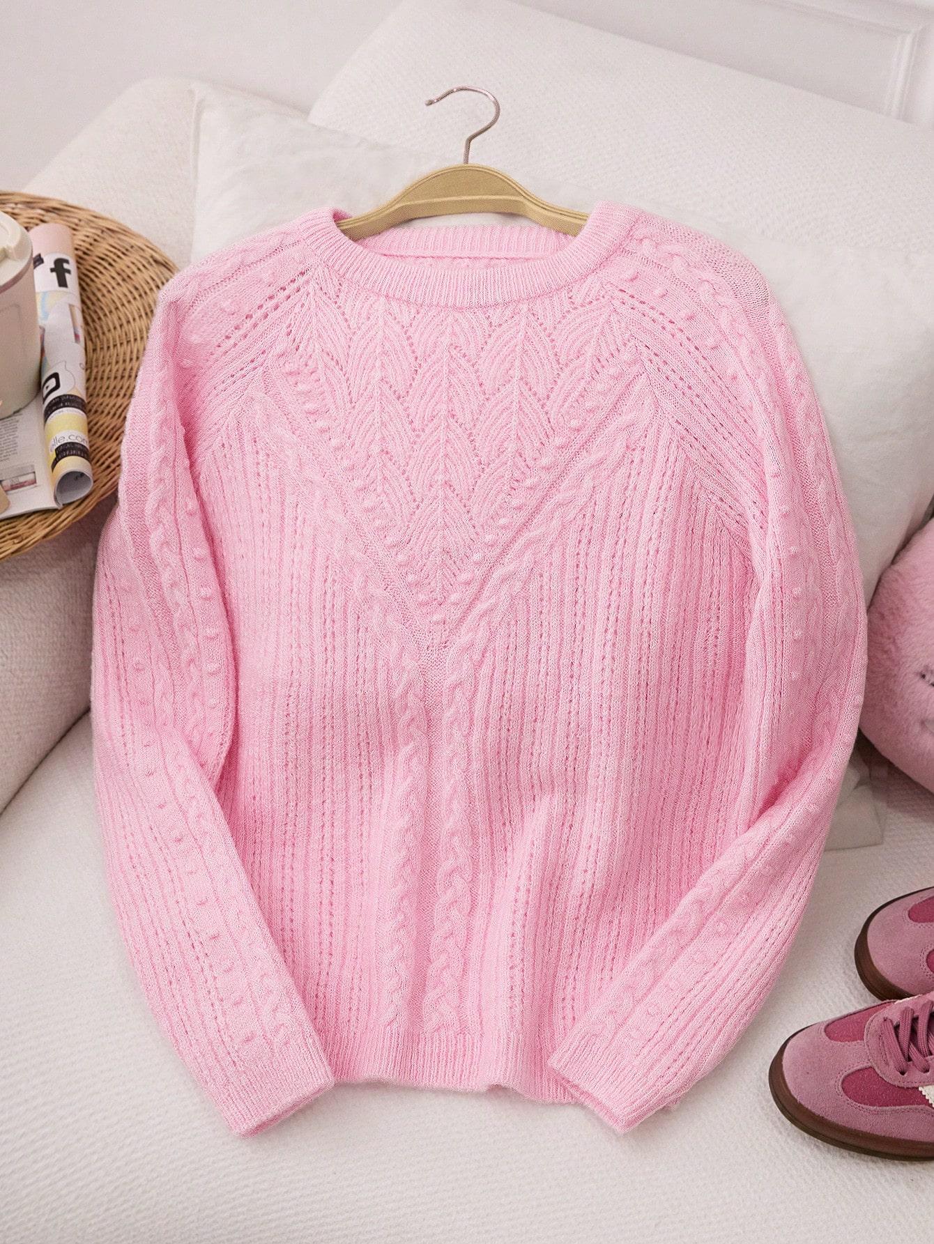 SWETER Z OZODBNYM SPLOTEM