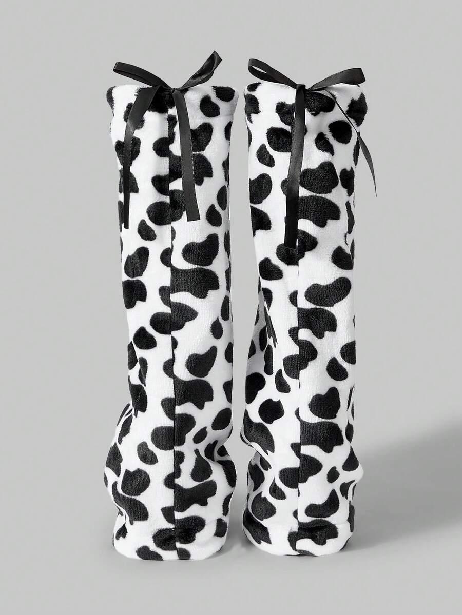 ocieplacze na nogi animal print