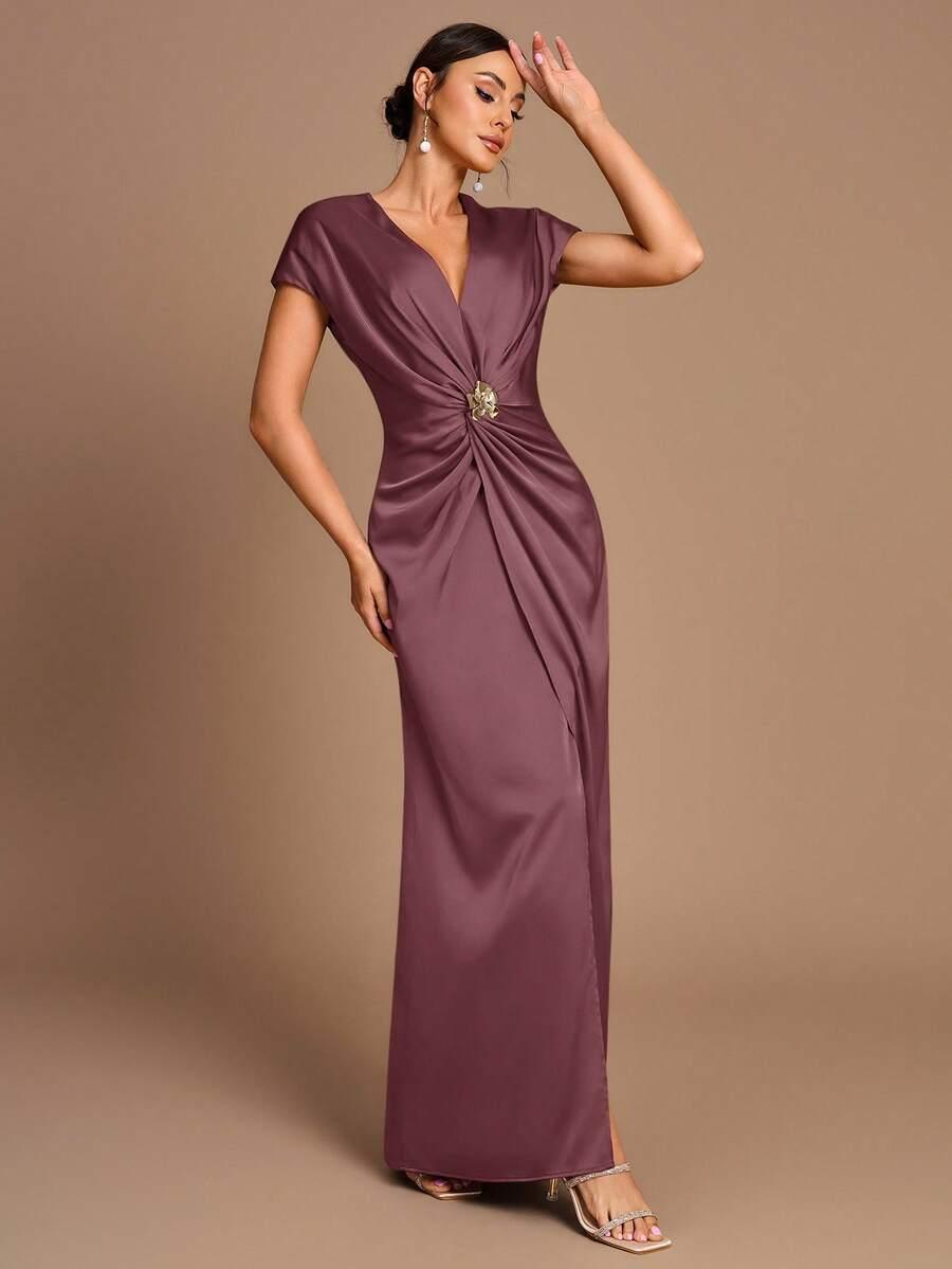 MAXI SUKIENKA V-NECK 