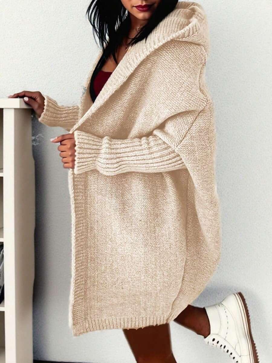 beżowy sweter kardigan