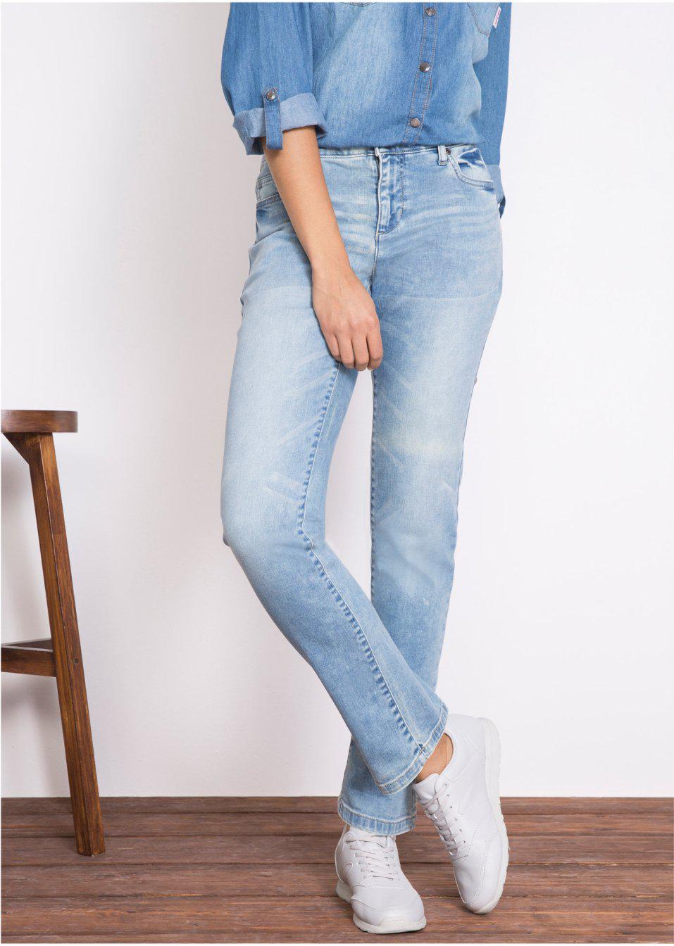 PROSTE SPODNIE JEANS KIESZENIE CASUAL