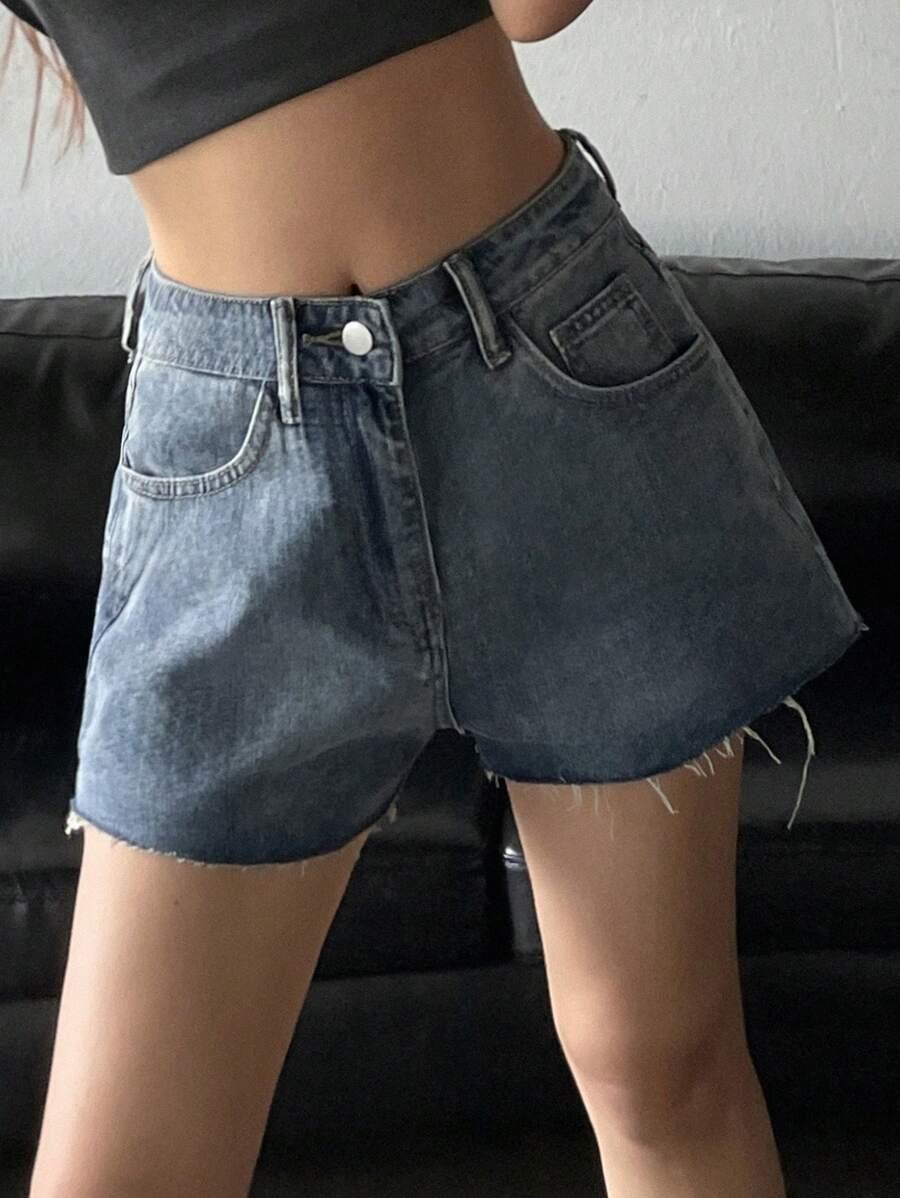 SPODENKI JEANS WYSOKI STAN