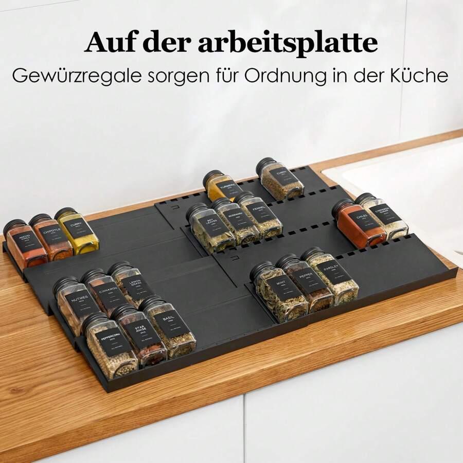 CZARNY ORGANIZER KUCHENNY 