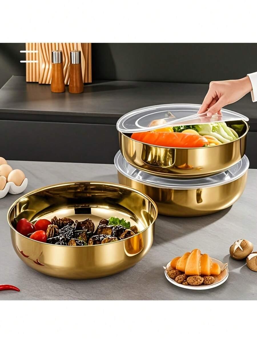 miska stal nierdzewna gold