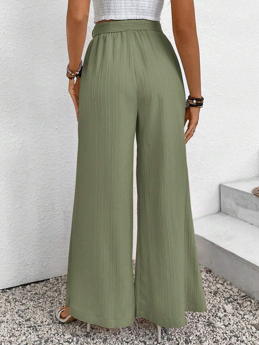 ZIELONE SPODNIE CASUAL