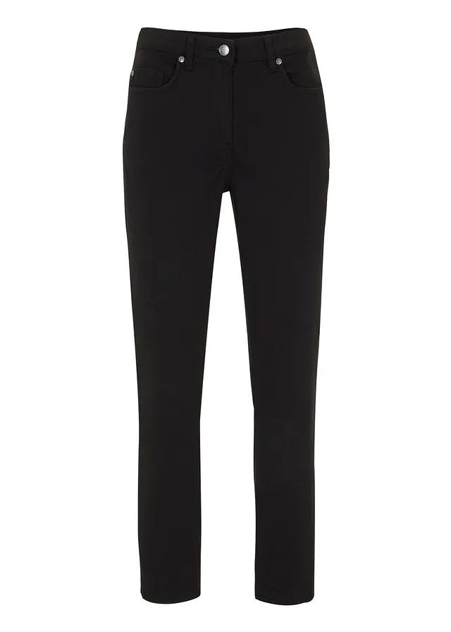 CZARNE SPODNIE JEANS 