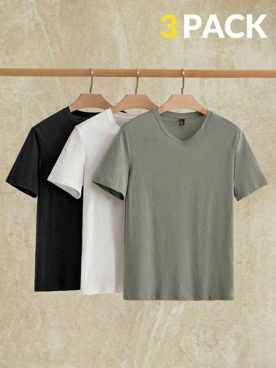 t-shirt krótki rękaw 3-pack