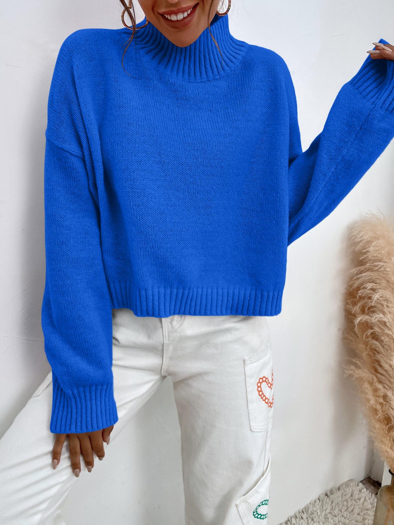 NIEBIESKI SWETER GOLF