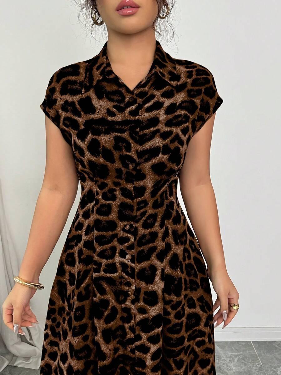 MAXI SUKIENKA ANIMAL PRINT
