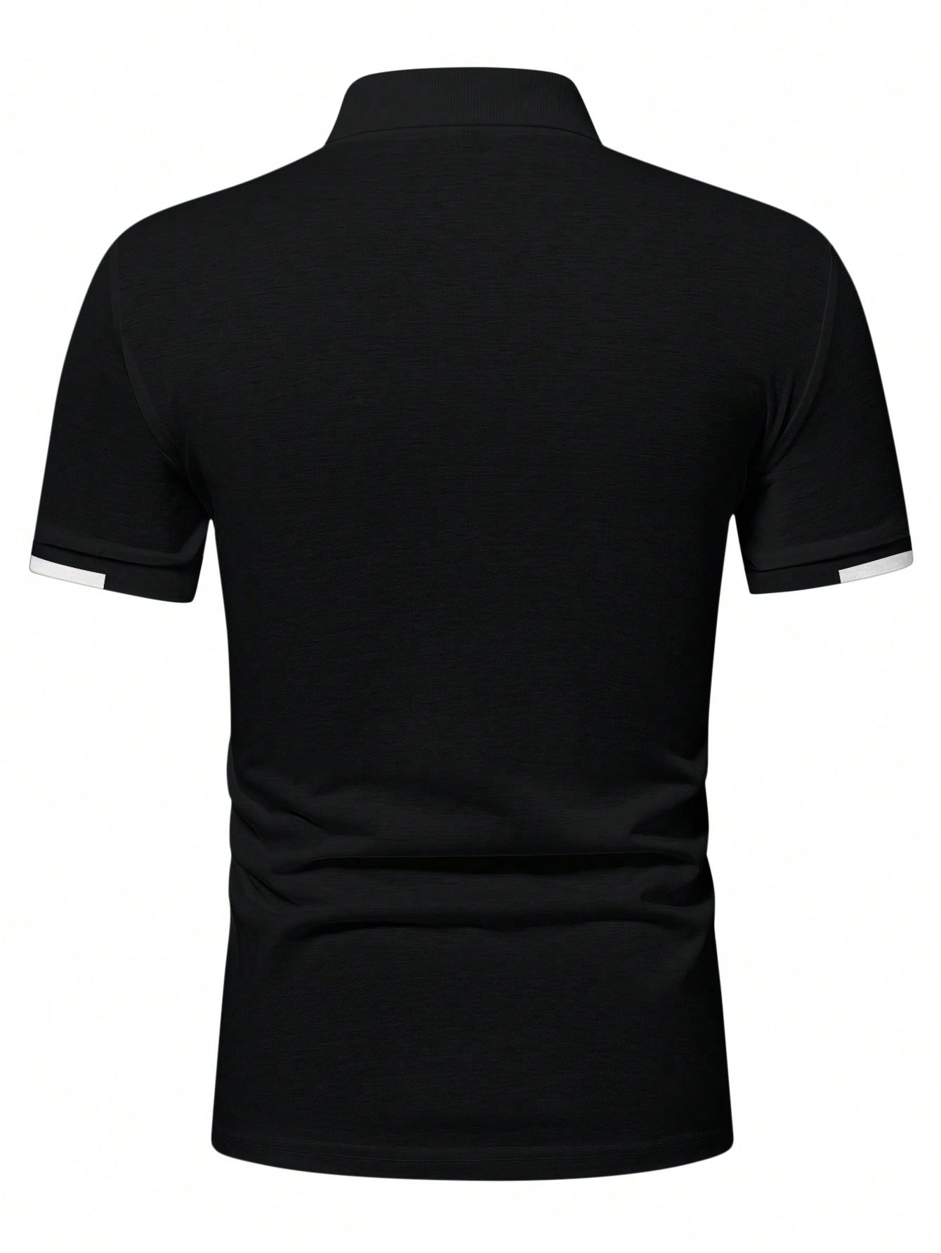 CZARNA KOSZULKA POLO