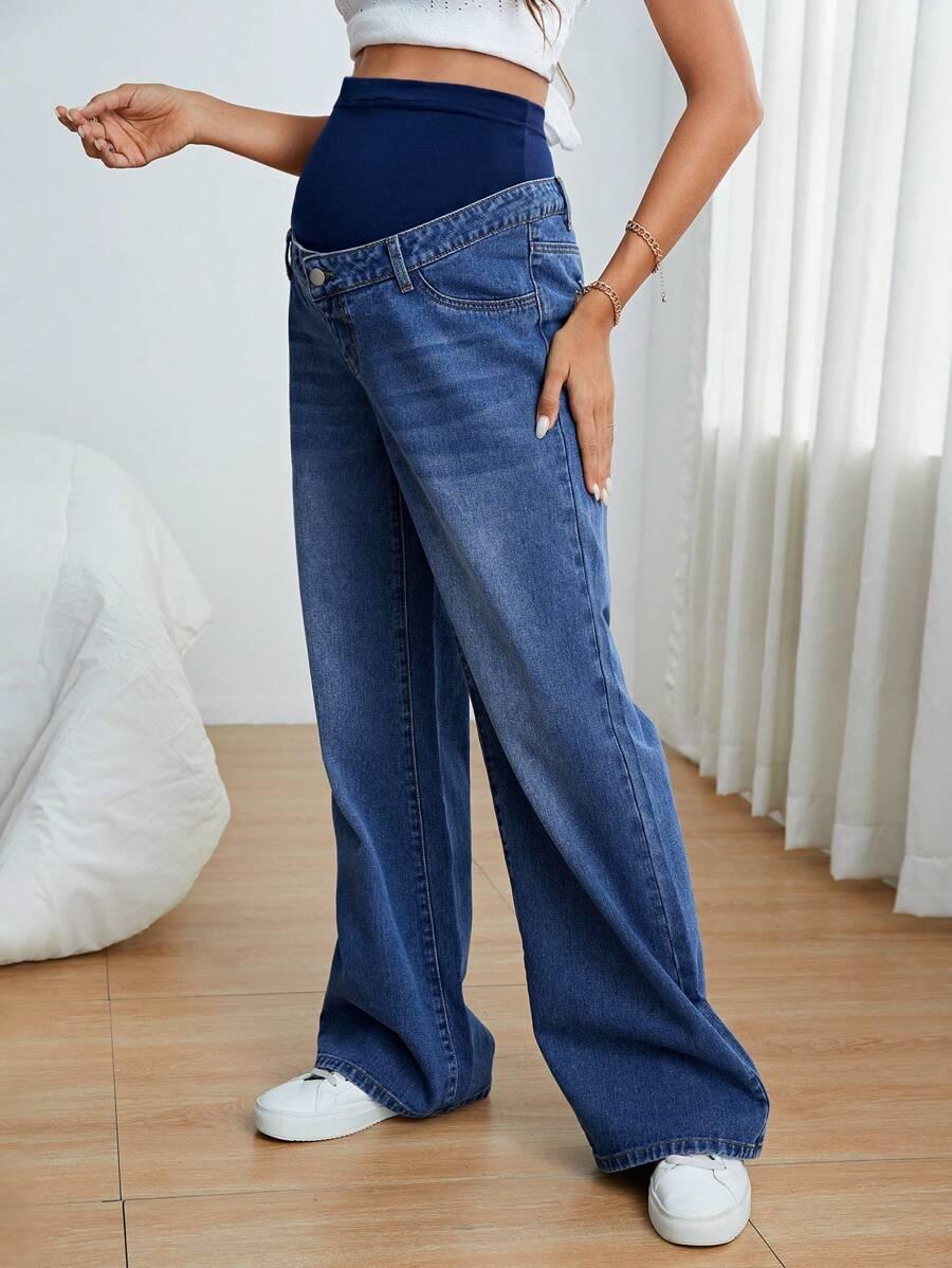 NIEBIESKIE SPODNIE JEANS 