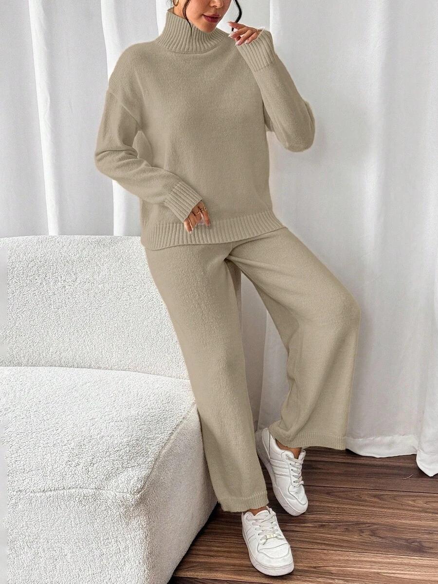 sweter spodnie komplet