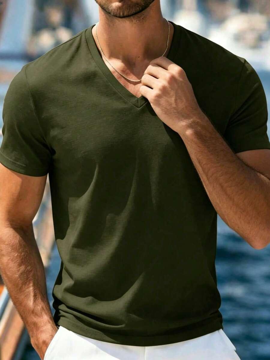 ZIELONY T-SHIRT BASIC
