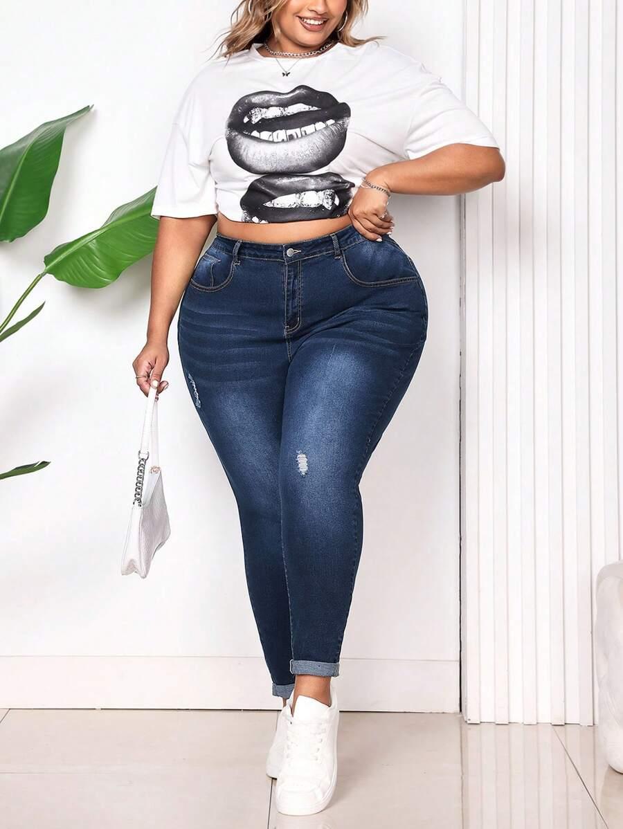 SPODNIE JEANS RURKI