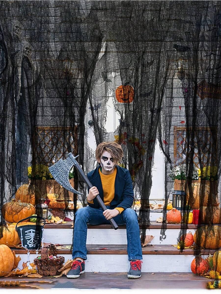 czarna dekoracja Halloween
