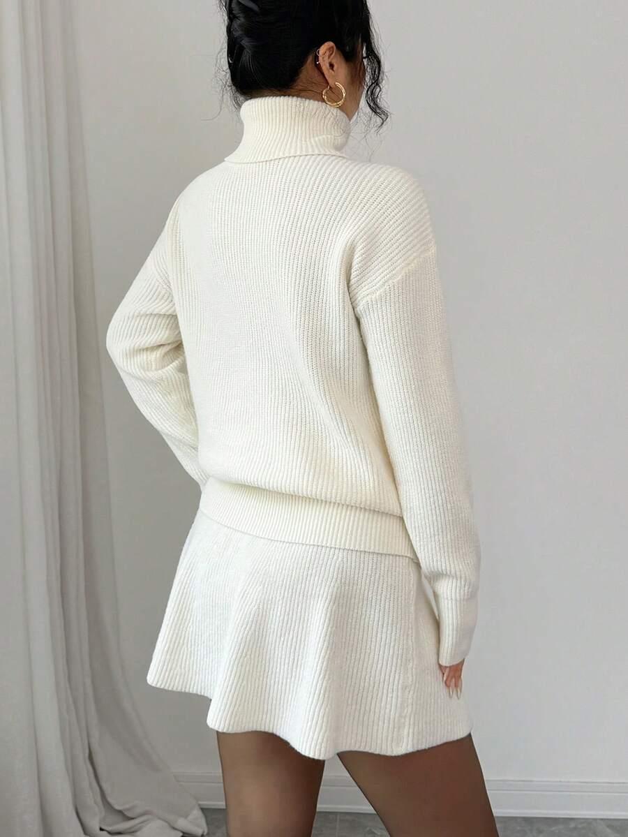 SWETER SPÓDNICA KOMPLET