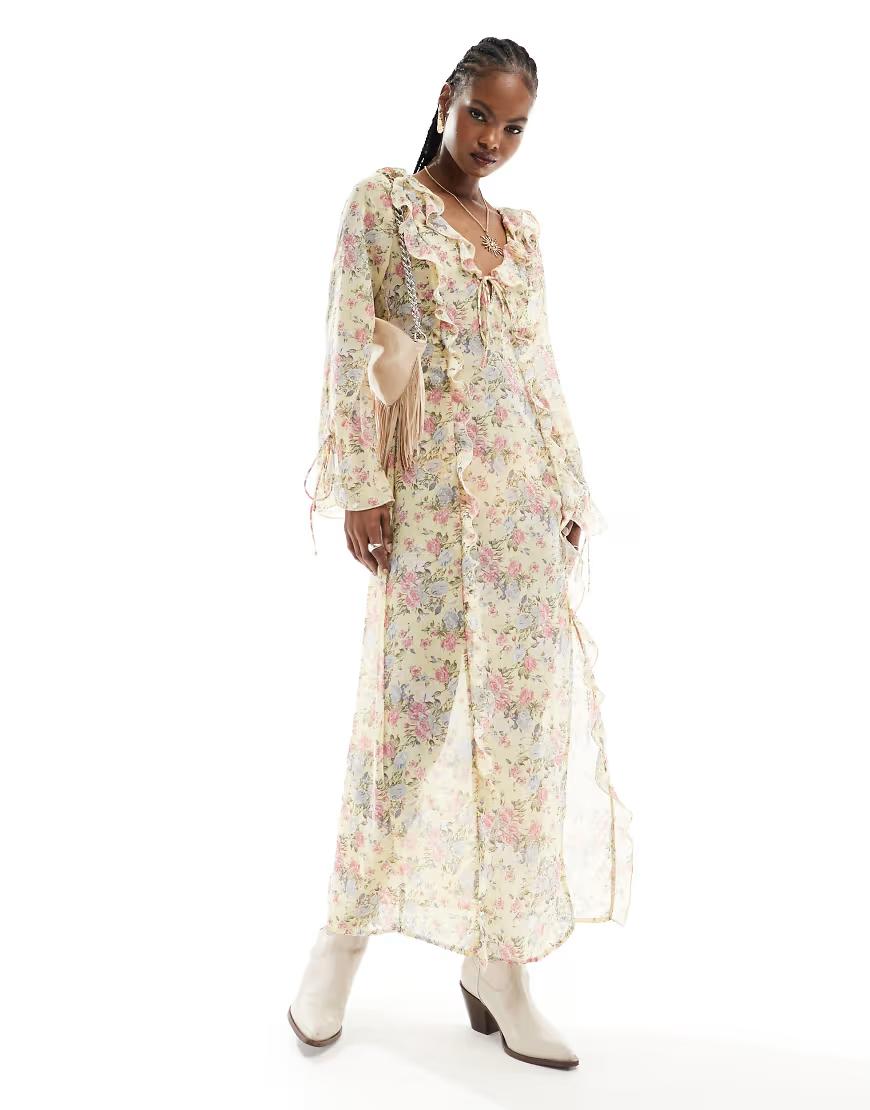  MAXI SUKIENKA PRINT 