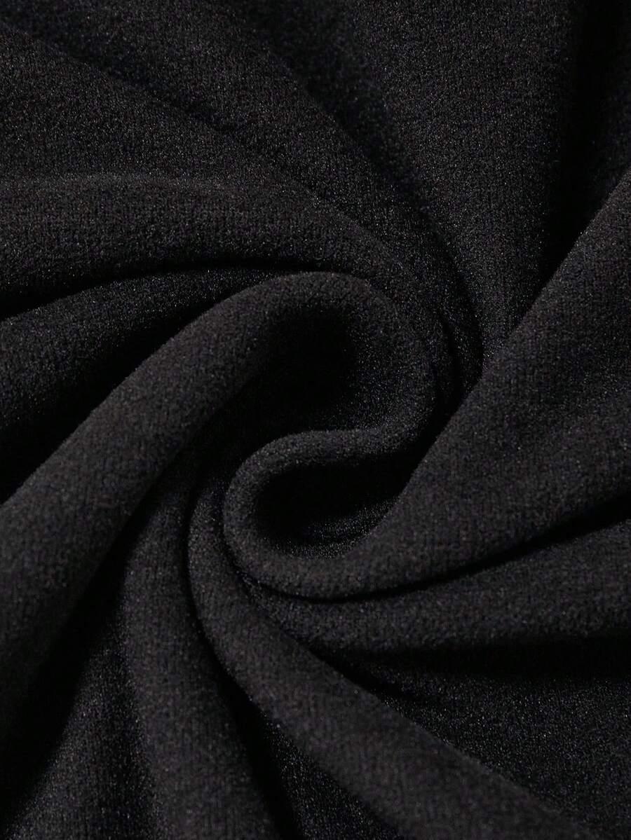 CZARNE LEGGINSY BLUZKA KOMPLET 