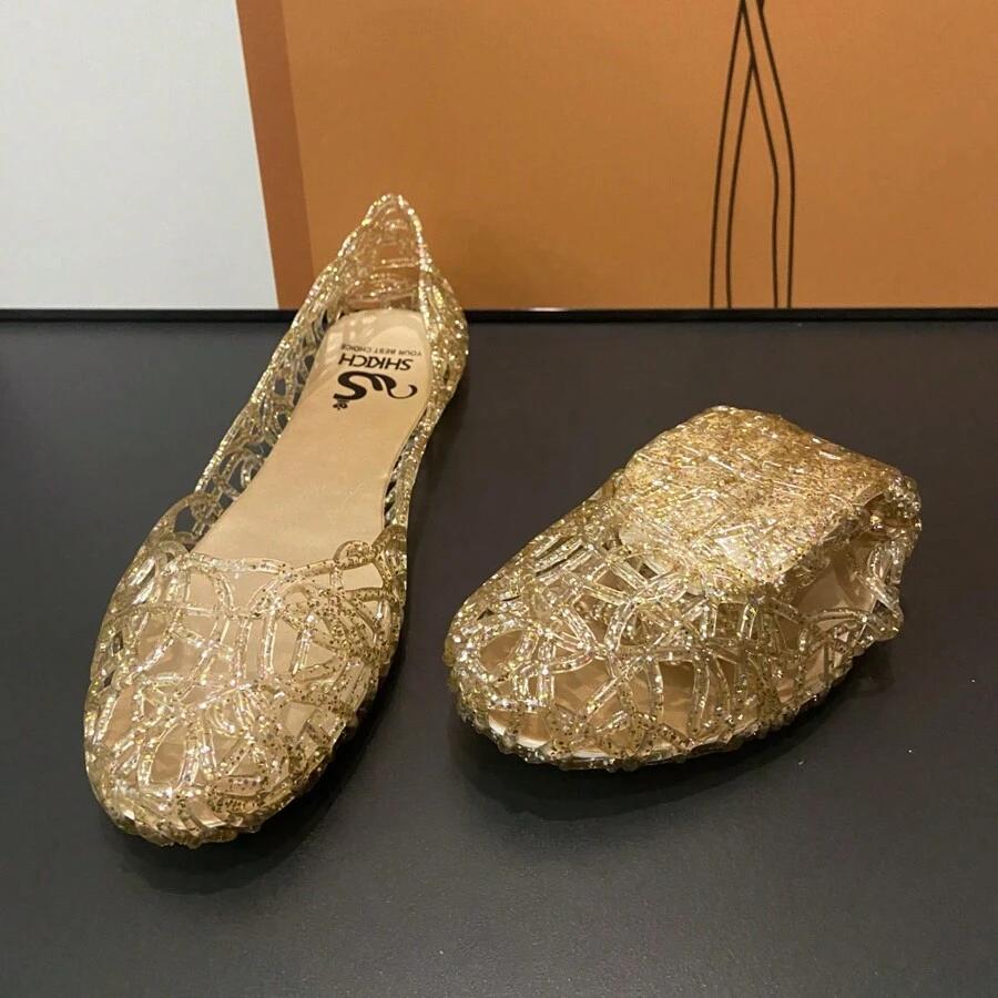 ZŁOTE BALERINY ZDOBIENIE