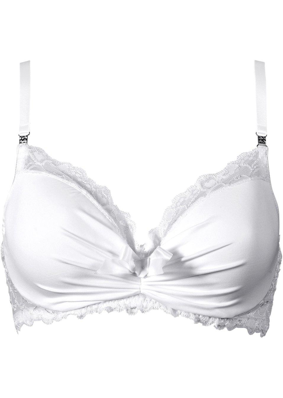 BIAŁY BIUSTNONOSZ KORONKA MARSZCZENIE