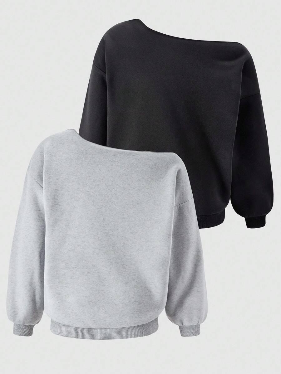BLUZA ASYMETRIA 2-PACK