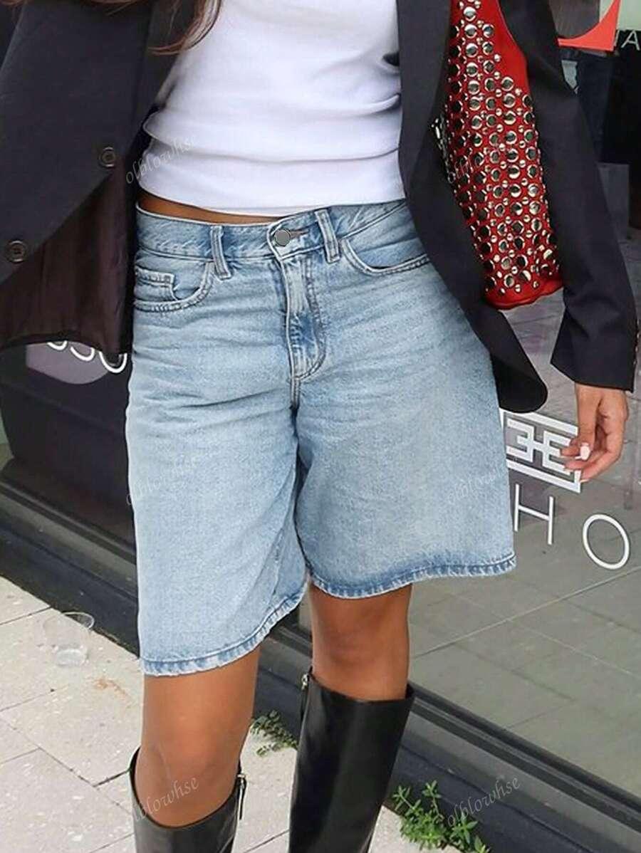 NIEBIESKIE SPODENKI JEANS