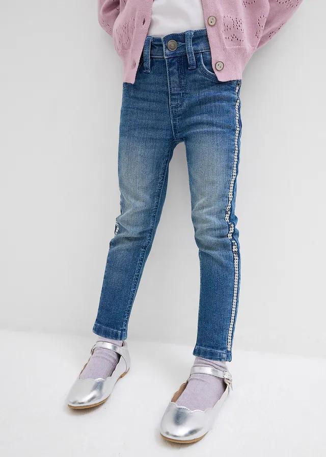 JEANSY SKINNY Z CEKINAMI