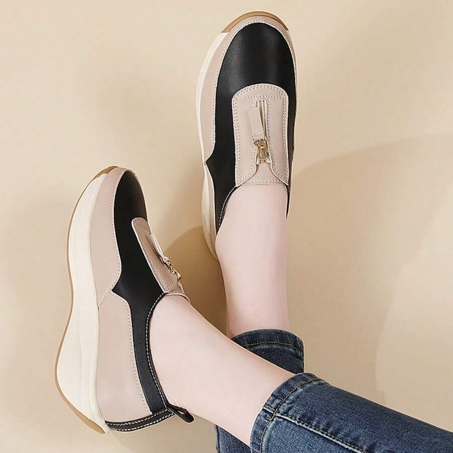 buty sportowe zamek kontrast